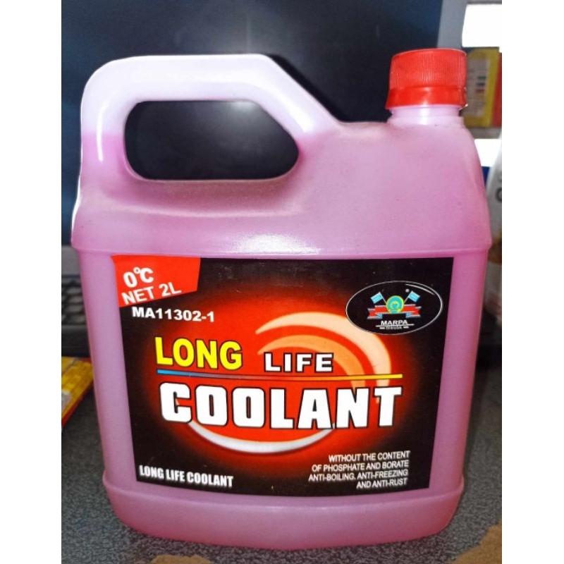 MARPA LONG LIFE COOLANT 2 LITERS (PINK) Shopee Philippines