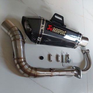 YAMAHA MIO SPORTY/SOUL115/SOULTY AKRAPOVIC PIPE WITH SILENCER ( FULL ...