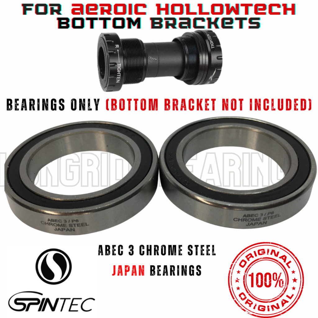 Aeroic Hollowtech Bottom Bracket Chrome Steel Japan Bearings from
