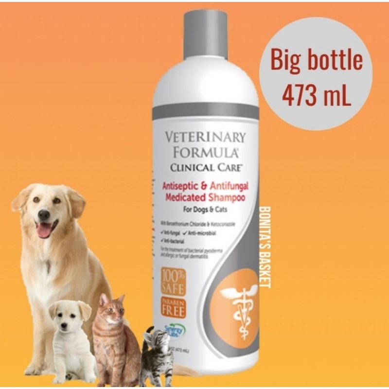 Veterinary Formula Antiseptic and Antifungal Shampoo for dogs and cats