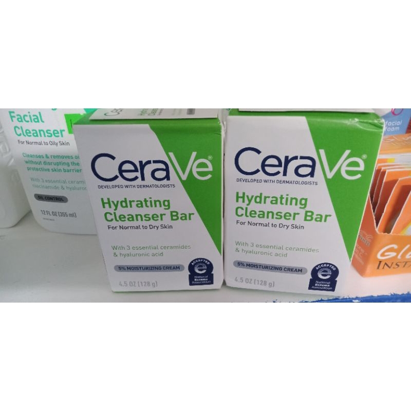 CERAVE HYDRATING CLEANSER BAR 128G Shopee Philippines