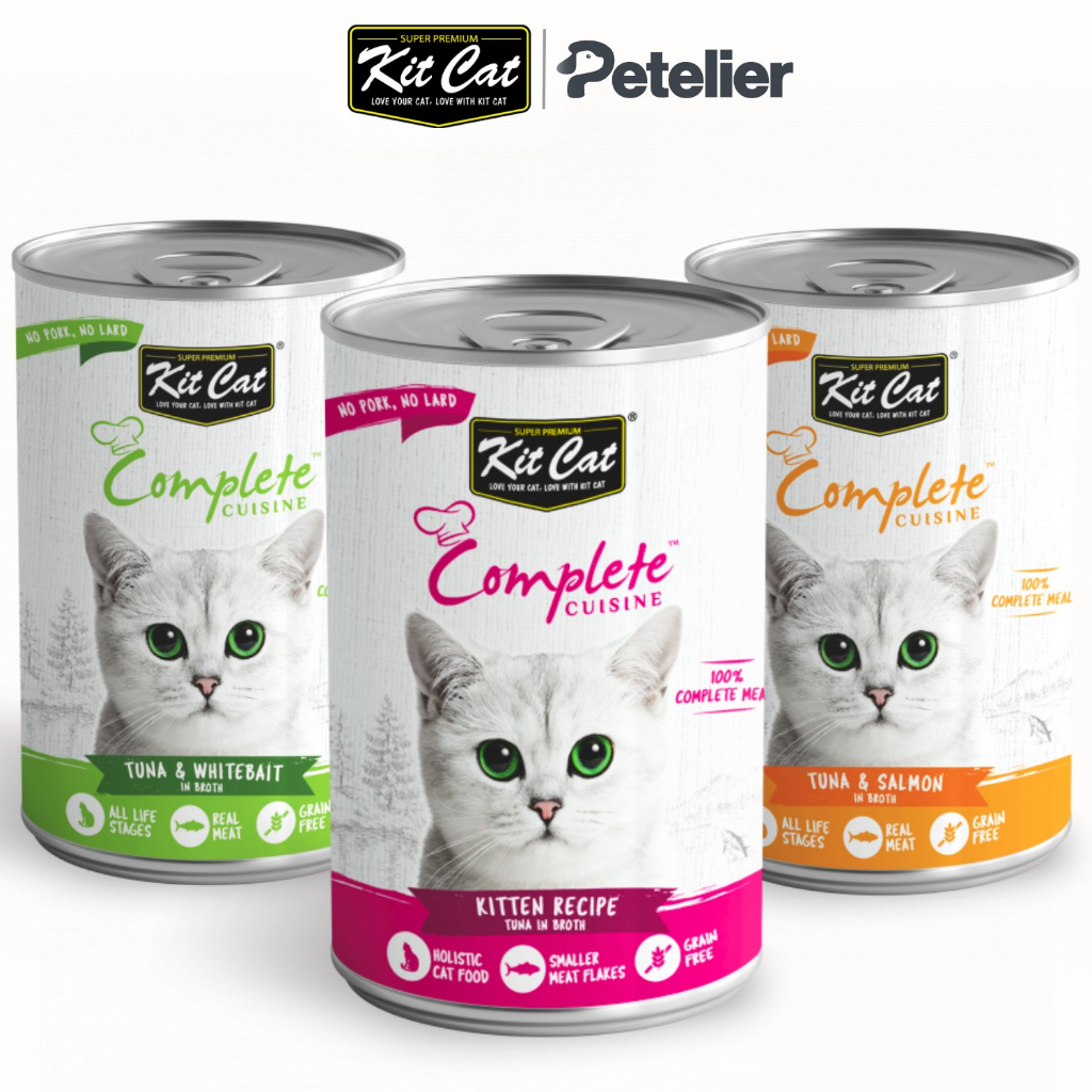 Kit Cat Complete 150g Wet Cat Food in Broth for Fussy Eaters GrainFree