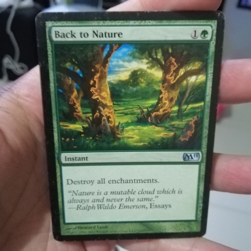 1 Played Random Expansion Back To Nature Mtg Card Magic Commander Edh 