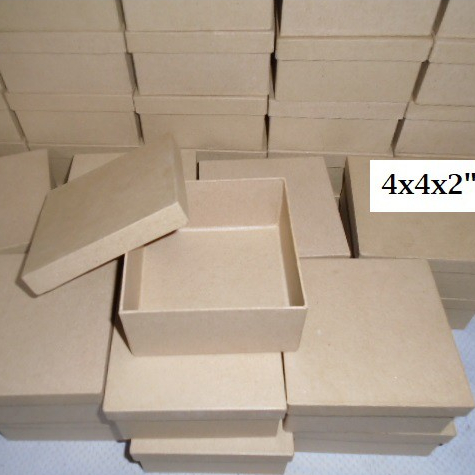 30pcs/order Cardboard Paper Mache Boxes (Brown Kraft) | Shopee Philippines