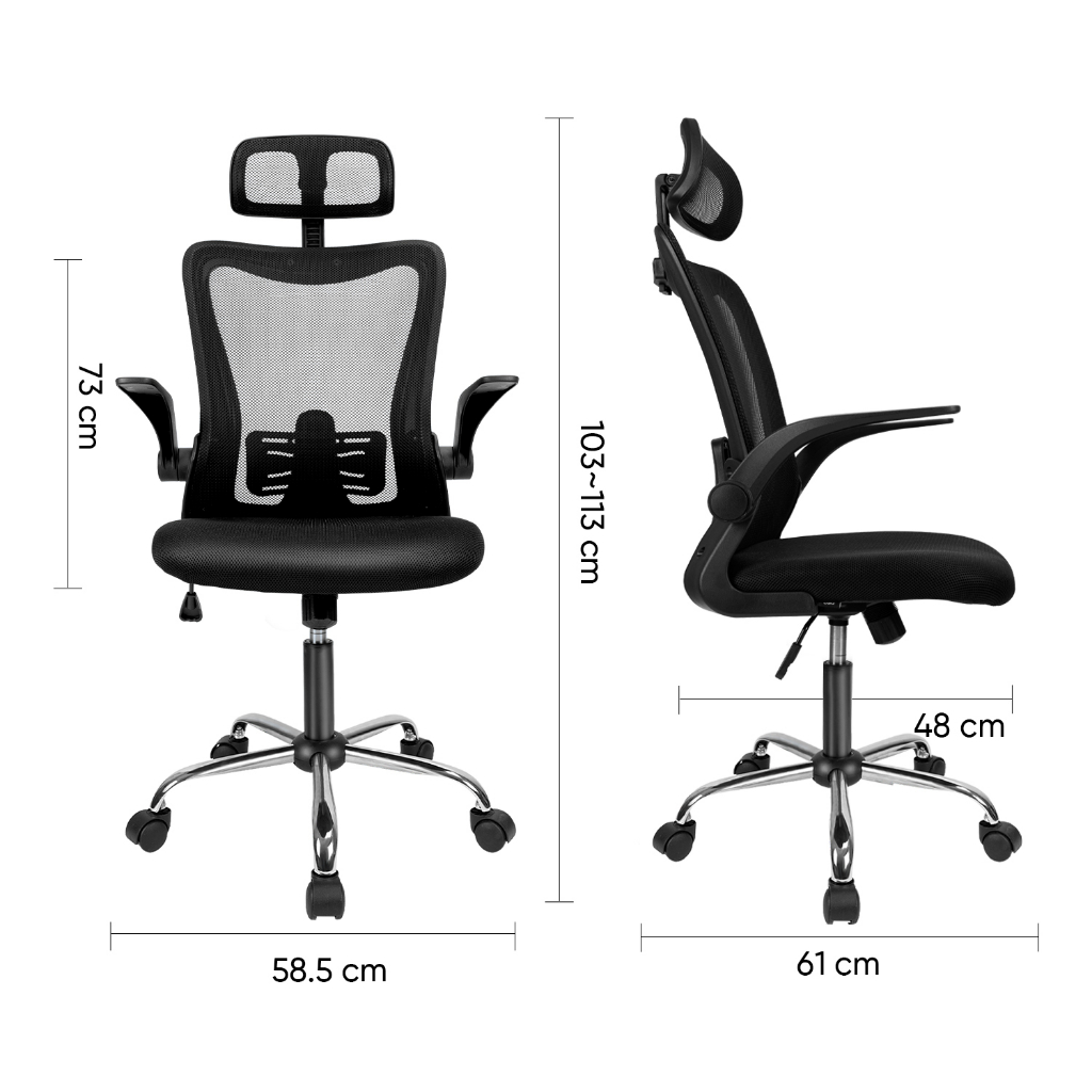 Deli E4926 E4925 Office Chair Ergonomics Chair Adjustable Height 360 ...