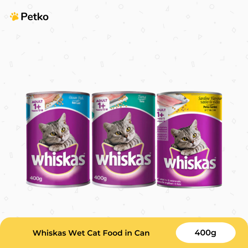 Whiskas Wet Cat Food in Can 400g Shopee Philippines