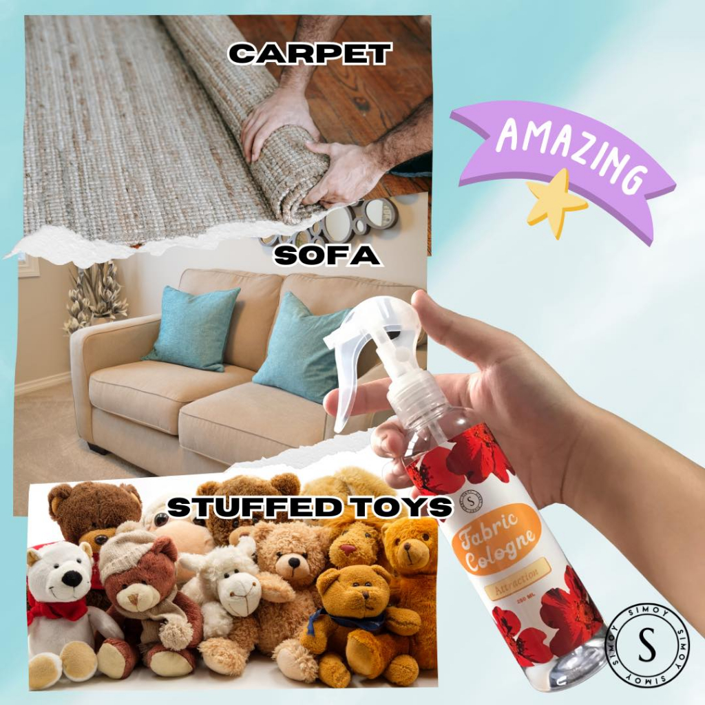 SIMOY Laundry Finishing Spray Fabric Cologne Spray Room and Linen Spray ...