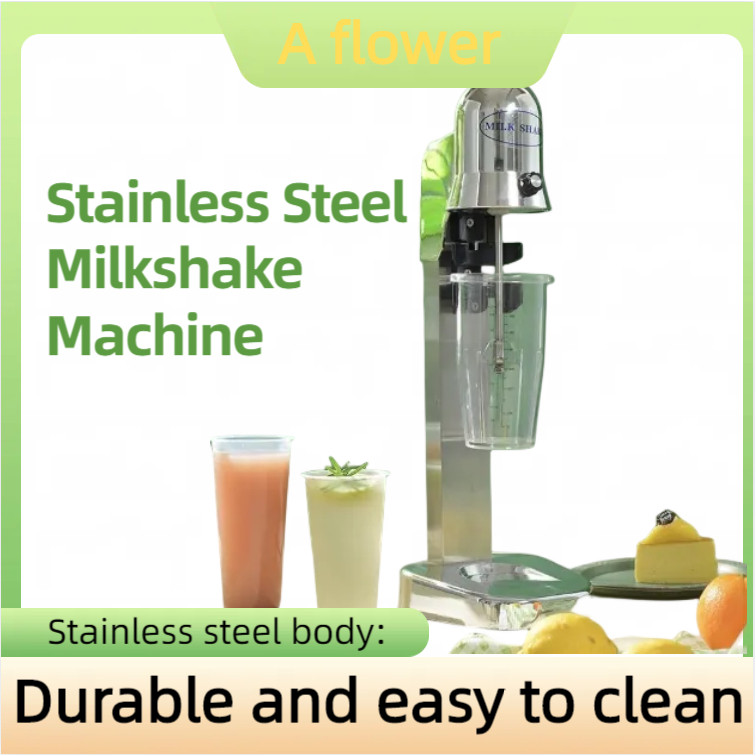 Electric Stainless Steel Milkshake Machine Milktea Mixer Blender Milk