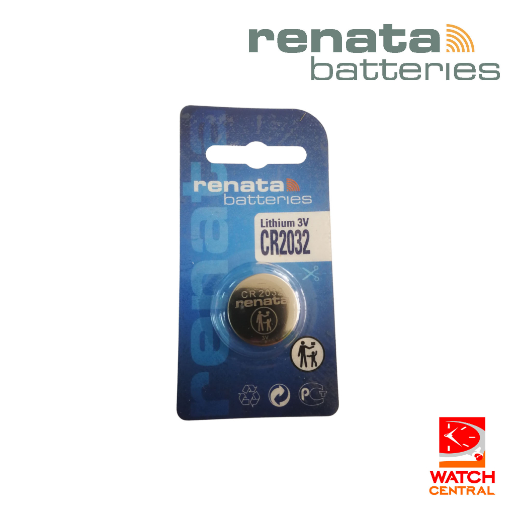Renata CR2032 Lithium Battery 1 piece | Shopee Philippines