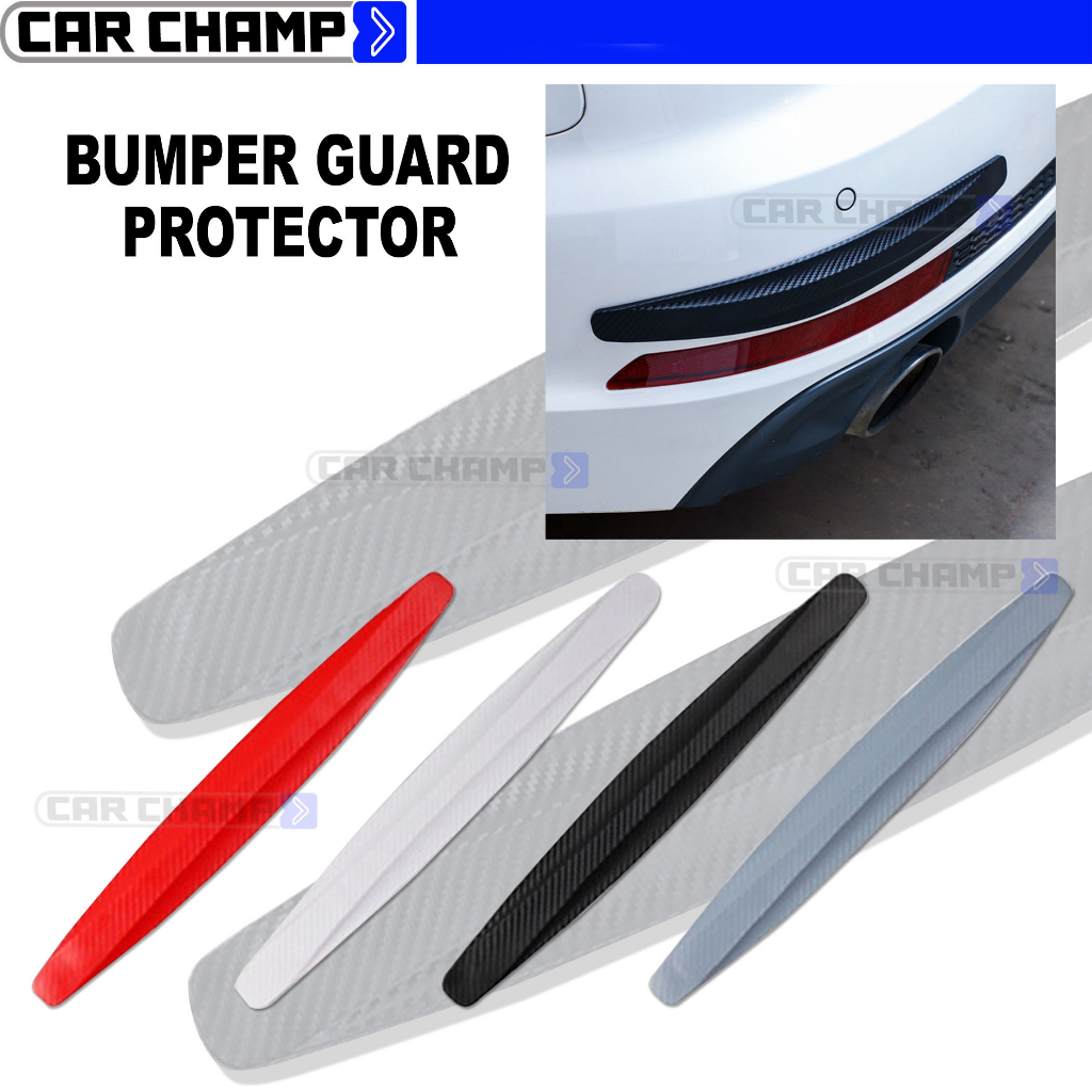 2pcs Anti Collision Strips (40cmx5cm) for Car Front And Rear Bumper ...