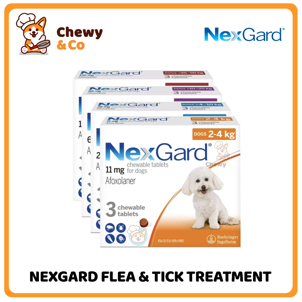 Nexgard Chewable Tablet for Dogs AntiFleas/Ticks Treatment (1 pc or 1