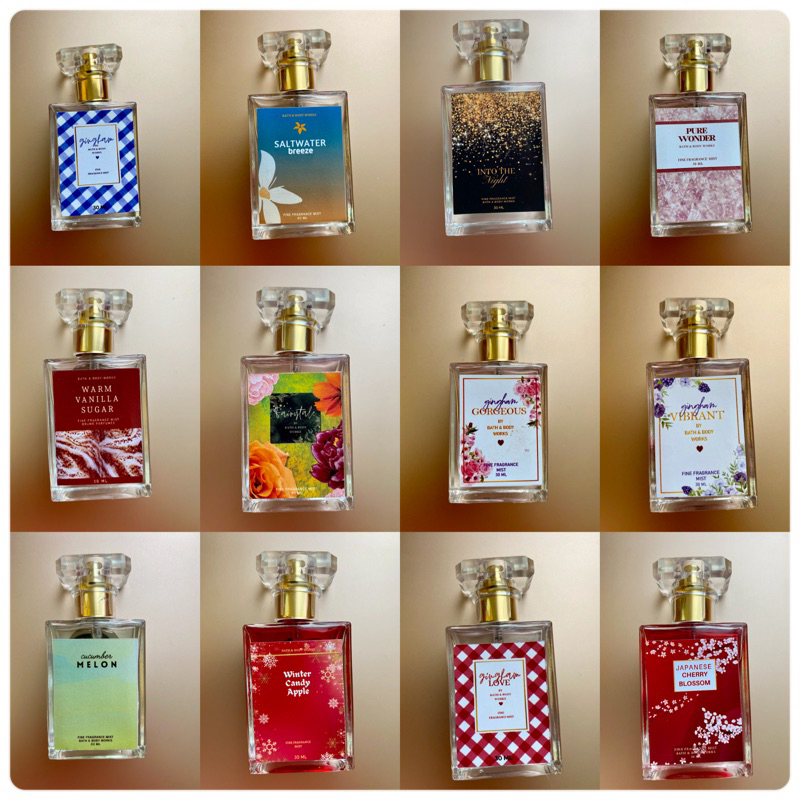 Original Bath And Body Works Fragrance Mist 30ml Decant 🇺🇸🇨🇦🇦🇪 | Shopee ...