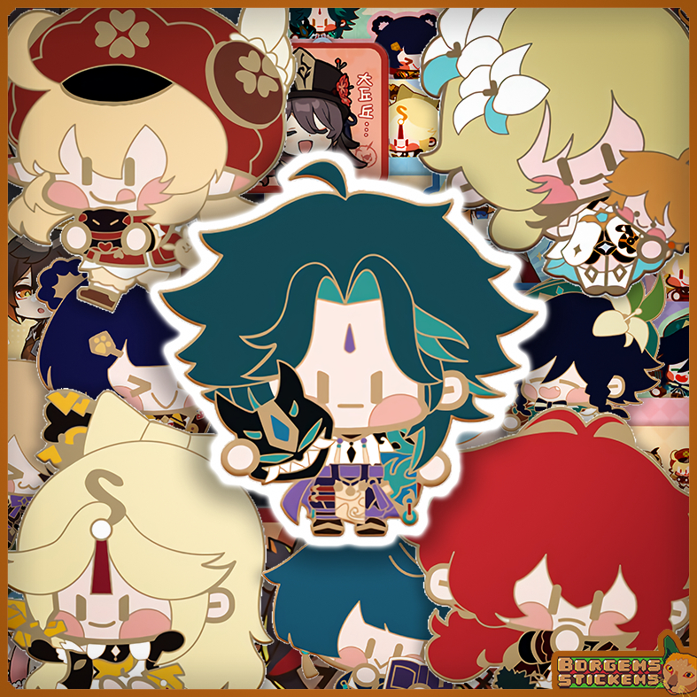 Genshin Impact vol.3 Chibi stickers - Vinyl Waterproof Sticker ...
