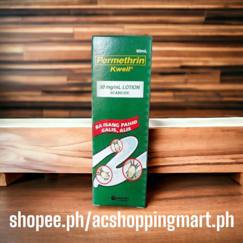 Kwell Permethrin Lotion 60ml (Para sa Galis) Shopee Philippines