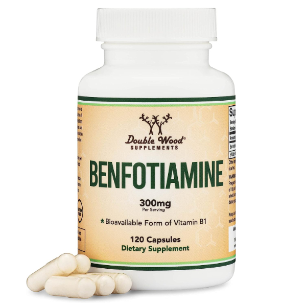 300 mg Benfotiamine Supplement for Healthy Blood Glucose Boost Thiamine
