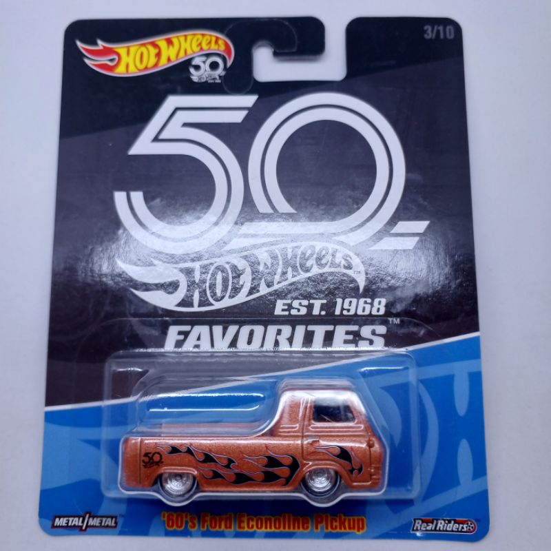 Hot Wheels Premium 60's FORD ECONOLINE PICKUP | Shopee Philippines