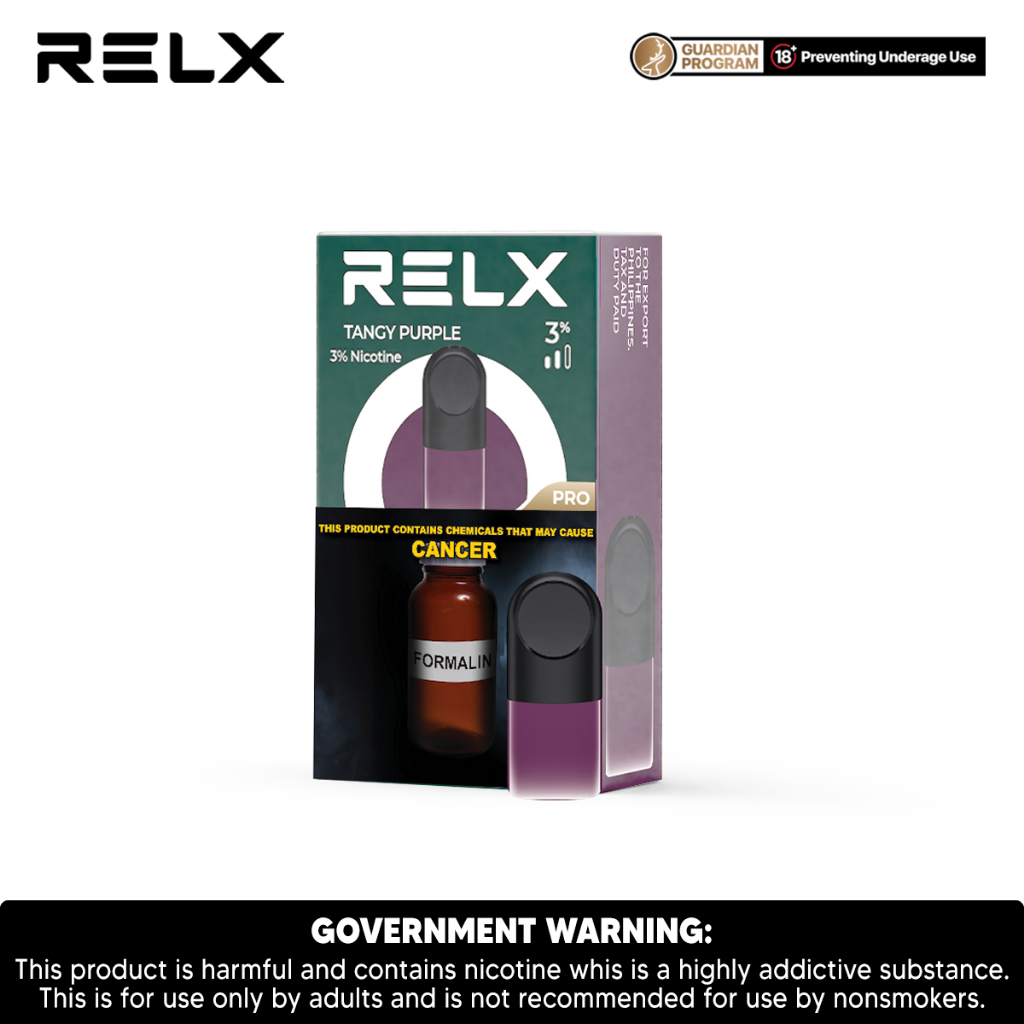 RELX Pod/Pro - Tangy Purple For 4th And 5th Gen Relx Device | Shopee ...