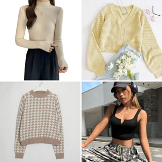 BLUSH MARK Women Clothes Khaki Cardigan Apricot Turtle Neck Black Tank top LIMITED STOCK ONLY Shopee Philippines