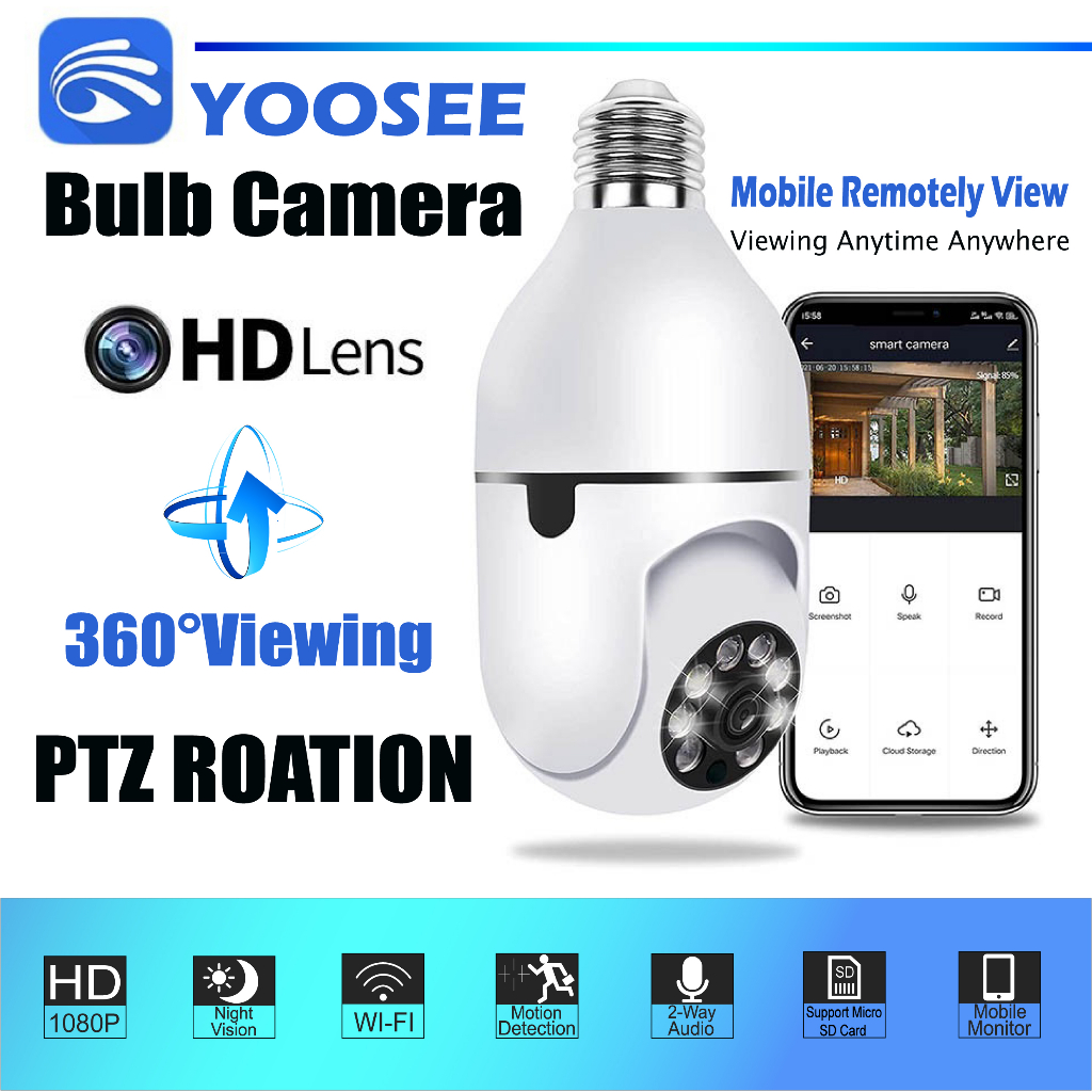 Yoosee CCTV Camera 1080P Wifi Connect To Cellphone With Voice Outdoor