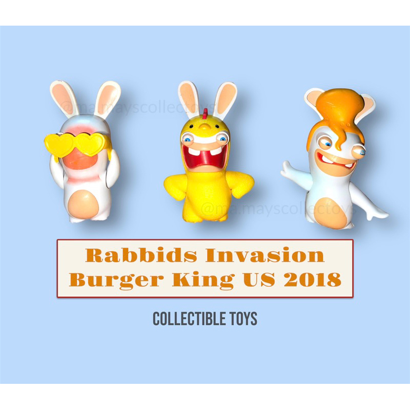 Burger king cheap rabbids toys