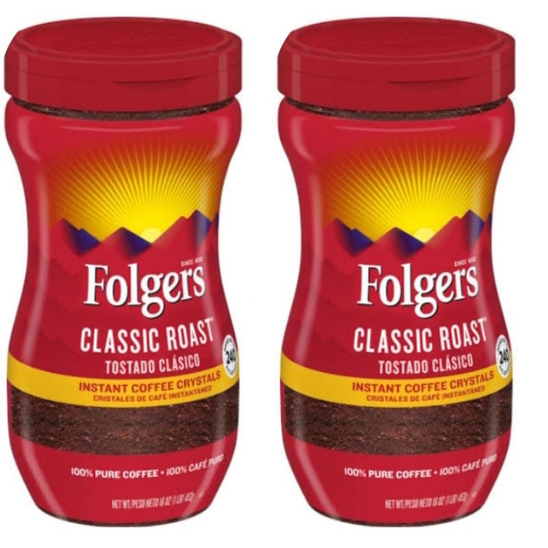 (COD) FOLGERS INSTANT COFFEE 16z Shopee Philippines