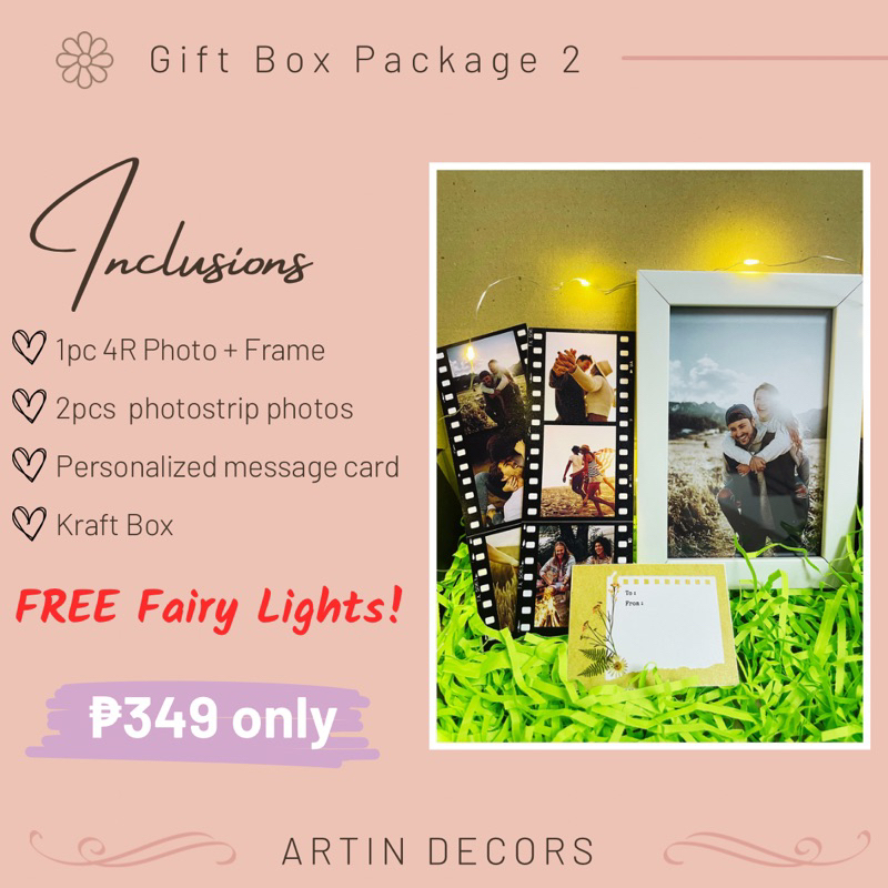 Customized Gift Instax Photo / Photo Gift Box / Anniversary Gift ...