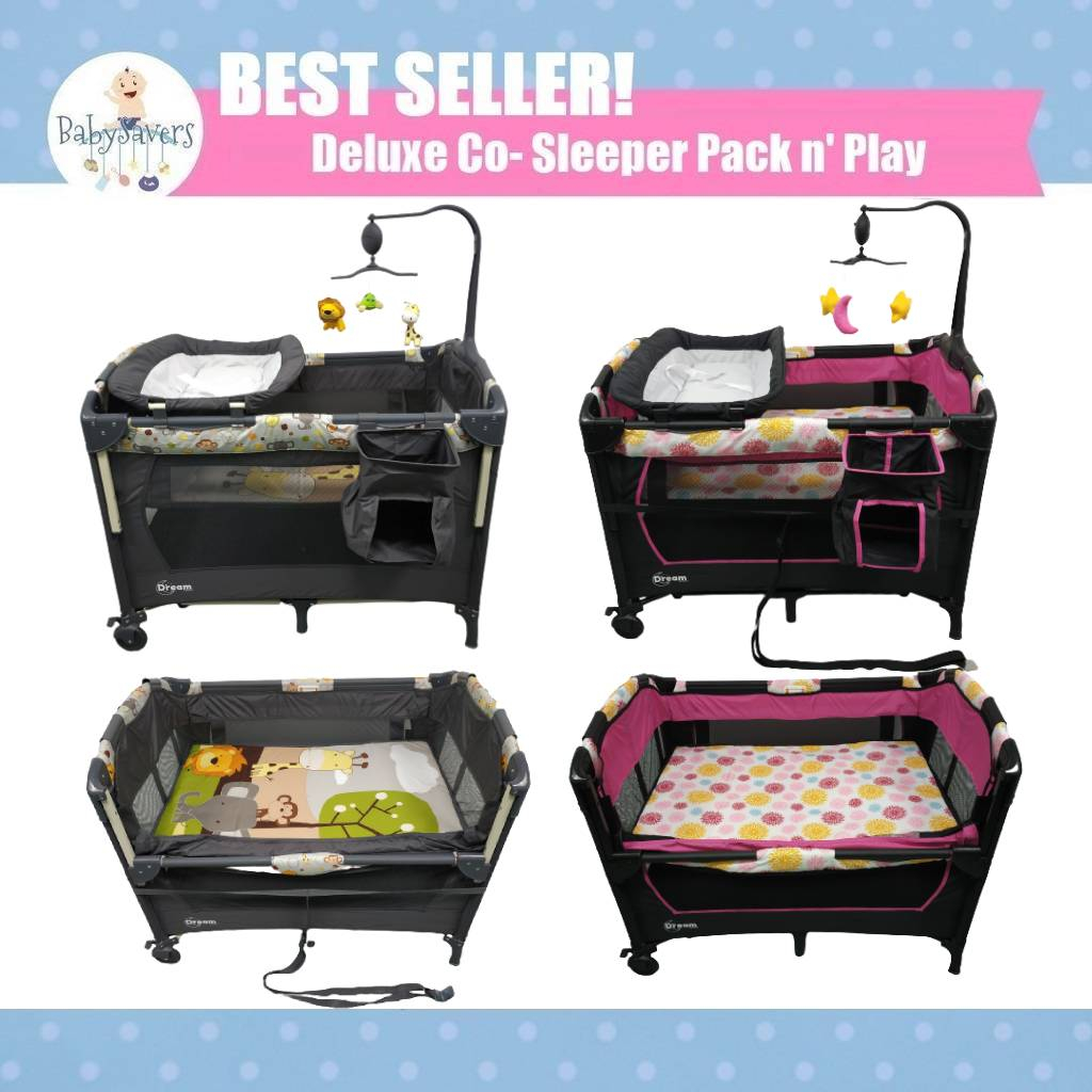 BEST SELLER! DREAMCRADLE Deluxe Pack n' Play Crib with CoSleeper and