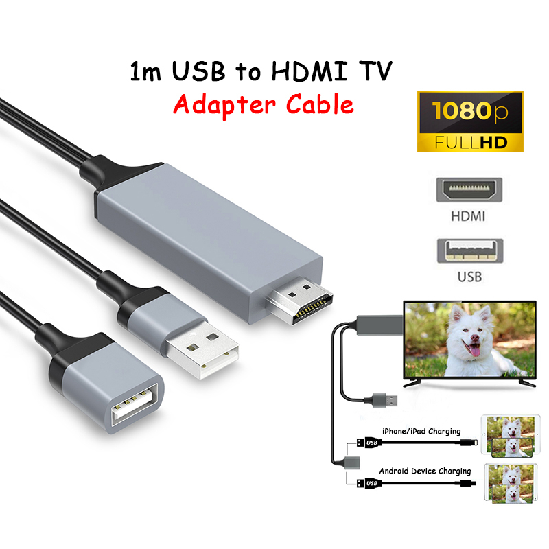 2M Phone To TV Universal Cable Android&Phone 1080P HD HDMI To TV