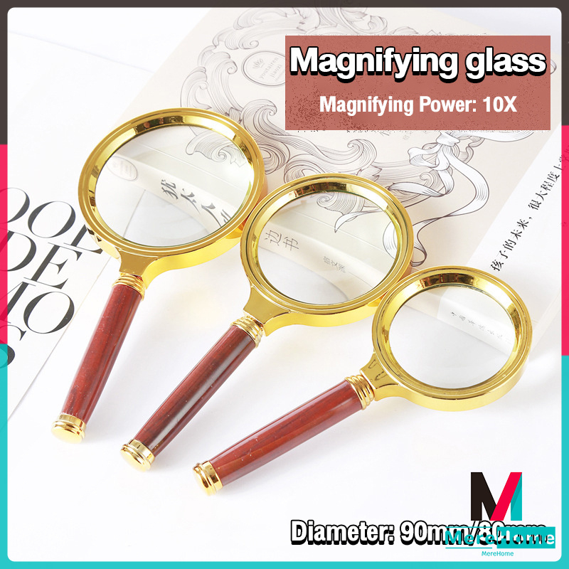 Handheld Magnifier Mini Pocket Microscope Reading Magnifying Glass Lens ...