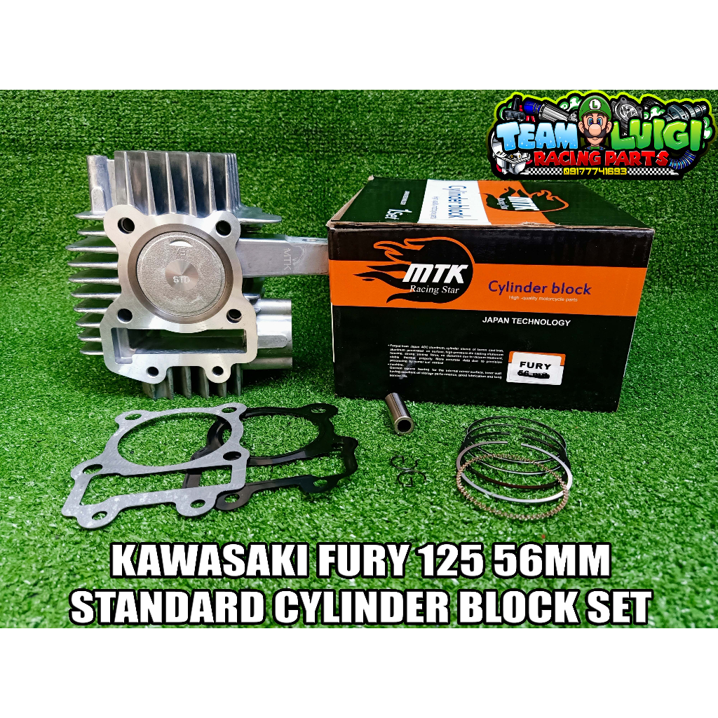MTK KAWASAKI FURY 125 56MM STANDARD BLOCK SET | Shopee Philippines