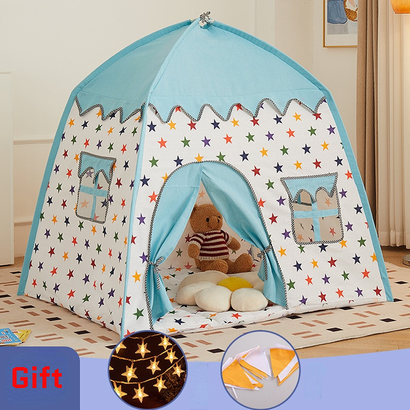 Tent for kids Playhouse Foldable Play Tent Indoor Big Castle Tent 100