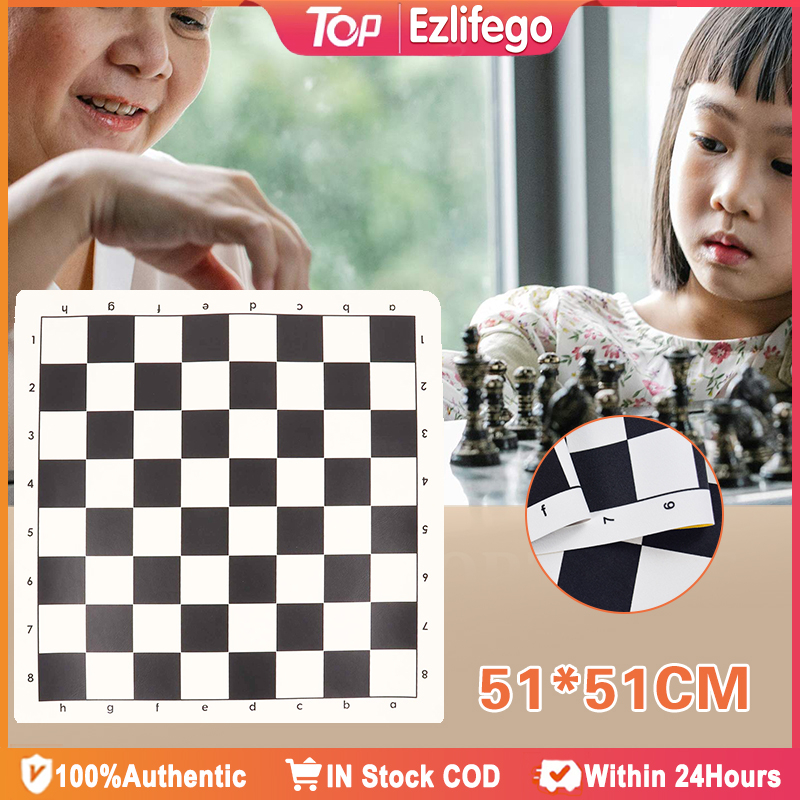 51 x 51cm Chess Mat Games Tournament Chess Board | Shopee Philippines