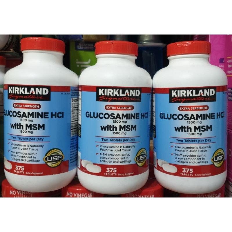 KirkLand Signature Extra Strength Glucosamine HCI 1500mg with MSM
