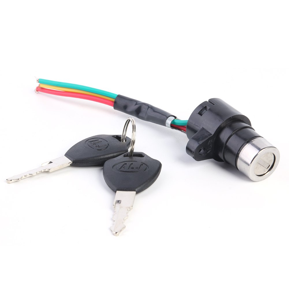 Ignition Key Switch Motorcycle Supply Wires Scooter Kart Electric Lock Small Per