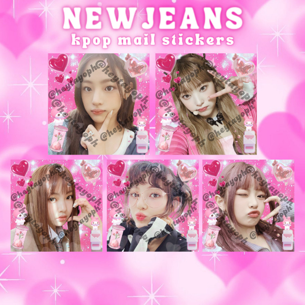 20&30 pcs Newjeans | Kpop Girl Groups Mail Stickers | Glossy | | Shopee ...