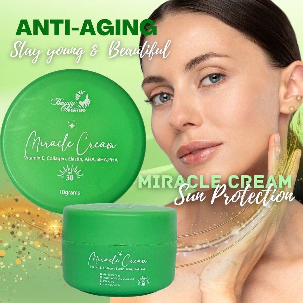 Miracle Cream by Beauty Obsession Sun Protection Moisturizer Hydrates