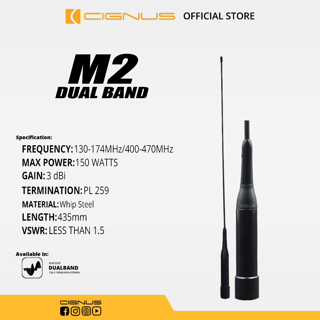 M2(DUAL BAND) MOBILE ANTENNA Shopee Philippines
