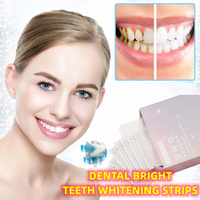 Dental Bright Teeth Whitening Strips and whitening clean teeth quick ...