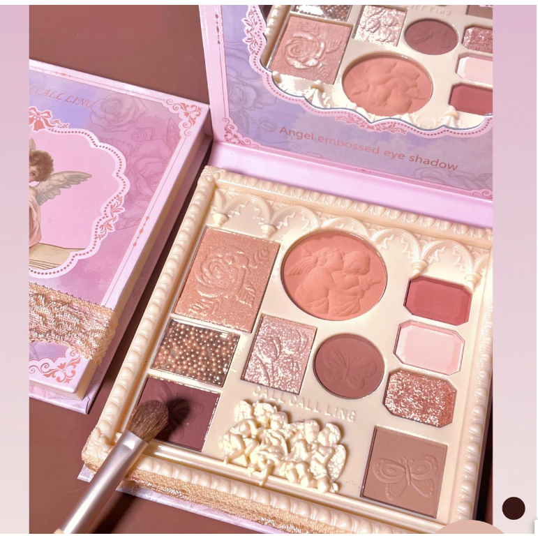 Allinone Angel Relief Blush Highlighter Eyeshadow Palette New Milk