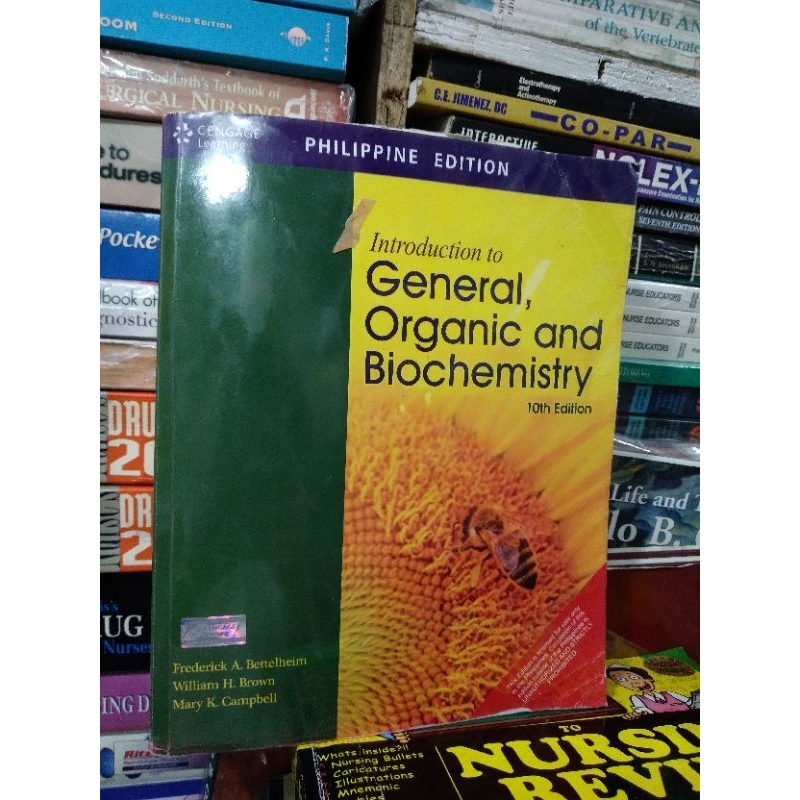 Introduction To GENERAL ORGANIC, And BIOCHEMISTRY 10th Ed | Shopee ...