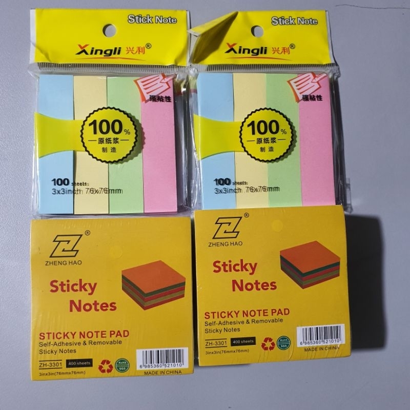 STICKY NOTES PAD,STICK NOTE Shopee Philippines