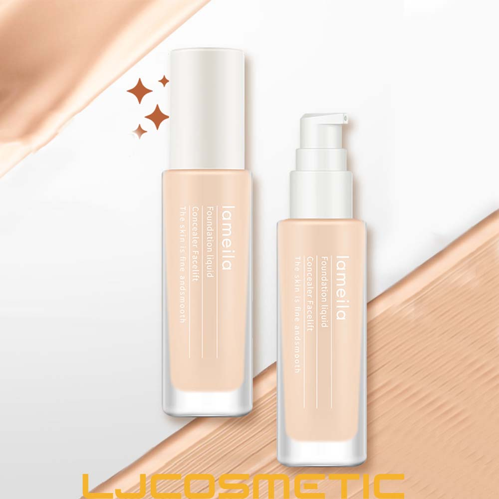 lameila Face Matte Liquid Foundation Base Makeup Moisturize Oil Control Waterproof Lasting 3333