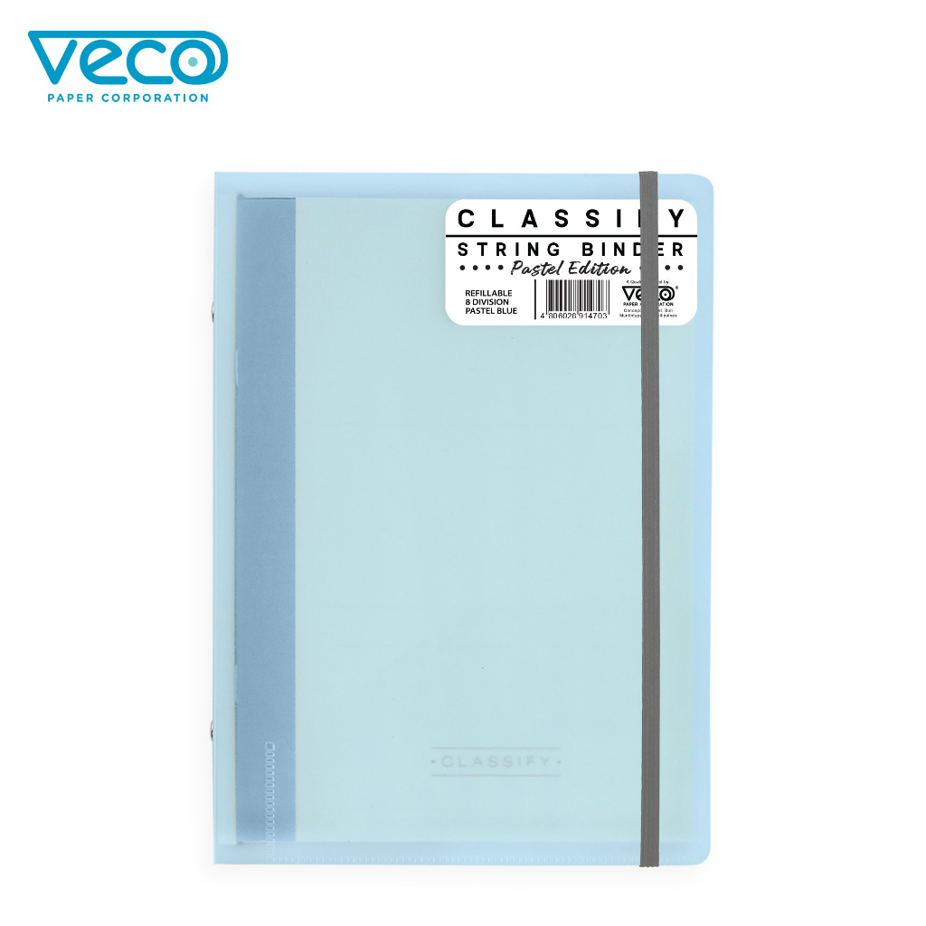 Veco Paper Classify String Binder Pastel Edition 8D (1pc) | Shopee ...