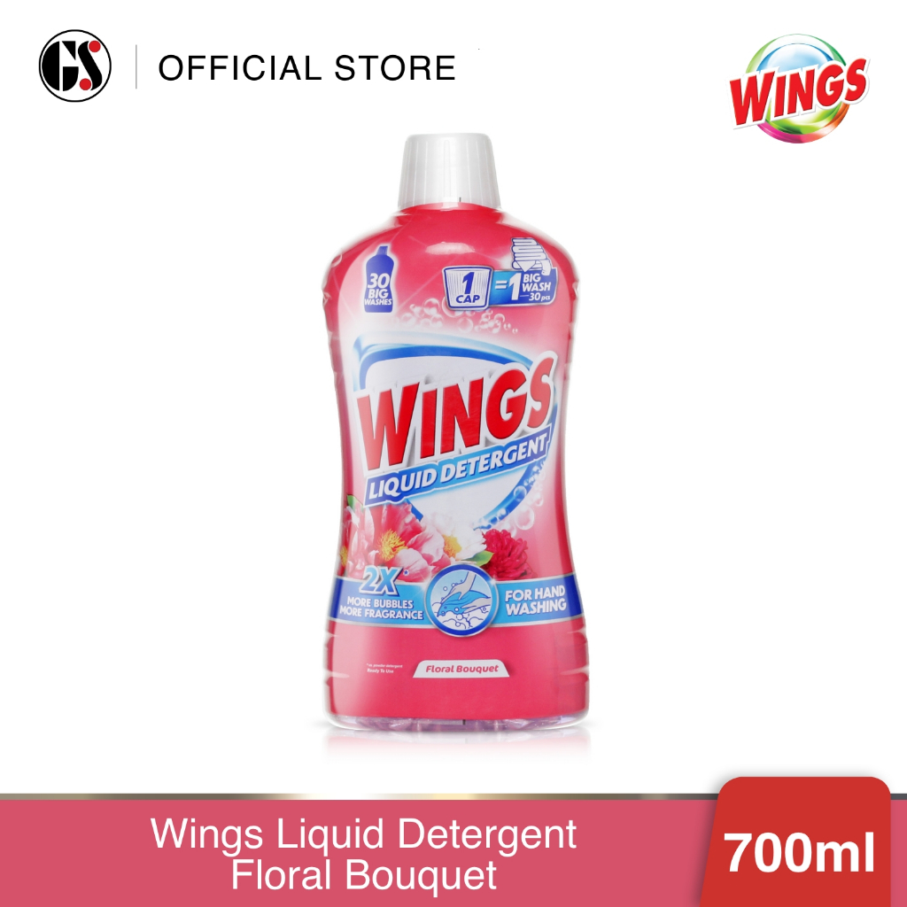 Wings Liquid Detergent Floral Bouquet 700ml Shopee Philippines