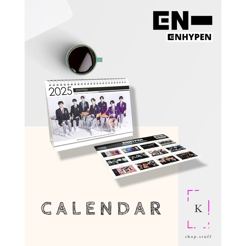 ENHYPEN CALENDAR DESK (20242025) BACK2BACK Shopee Philippines