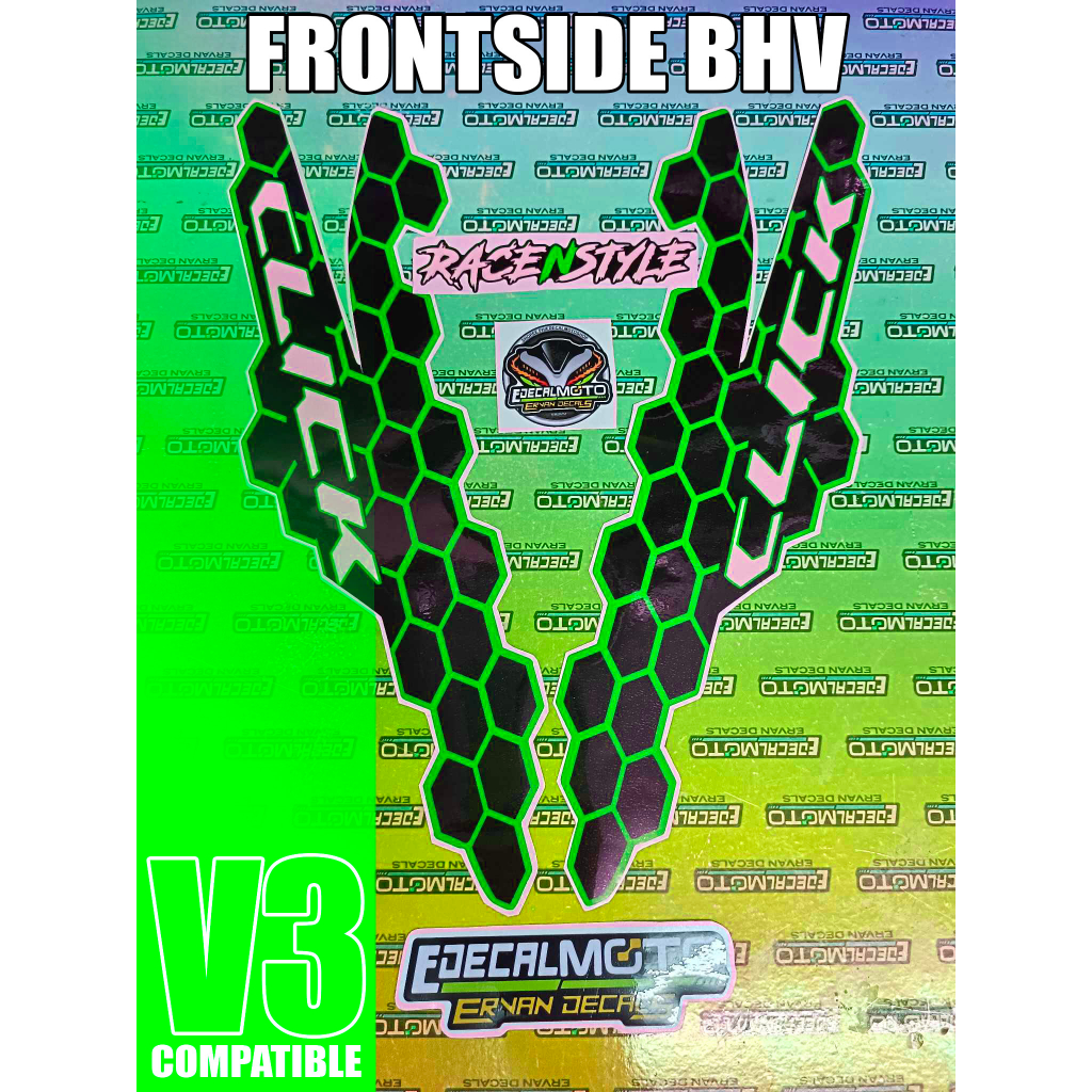 HONDA CLICK VERSION 3 2023 FRONTSIDE BEEHIVE DECAL STICKER | Shopee ...