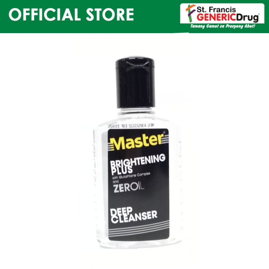 master facial cleanser with glutathione Master® Deep Brightening Plus Complex and ZerOil game ready Tatio Active Gold Glutathione Volume:60 Days - 4 Bottle
