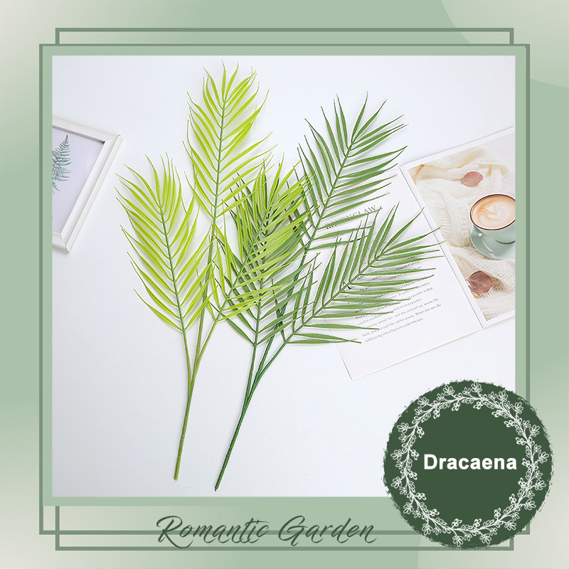 1Pcs Fruticose Dracaena Leaf Artificial Leaf Fake Plant bouquet Home