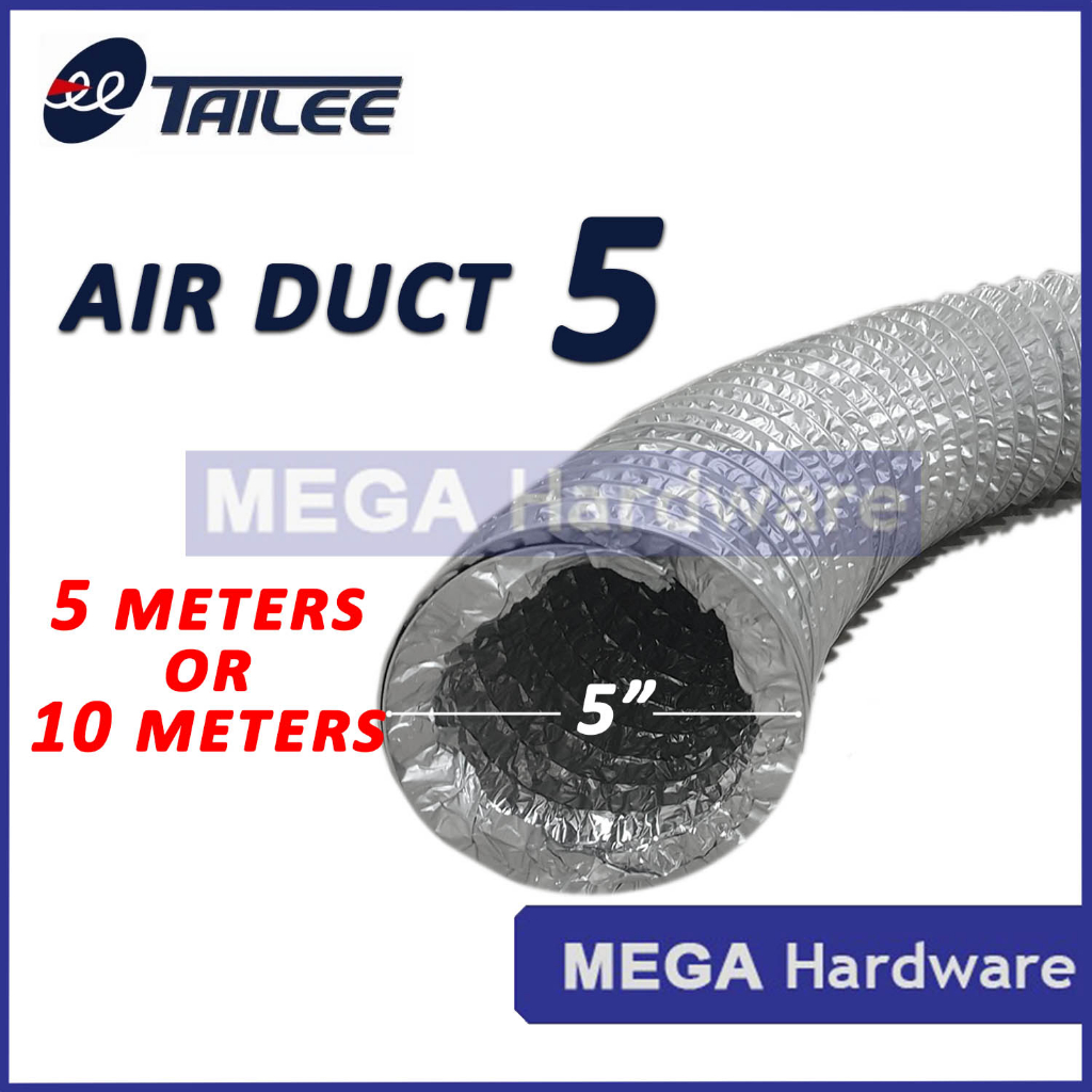 Tailee Flexible Aluminum Air Duct Hose Flexible Exhaust Duct Hose AC