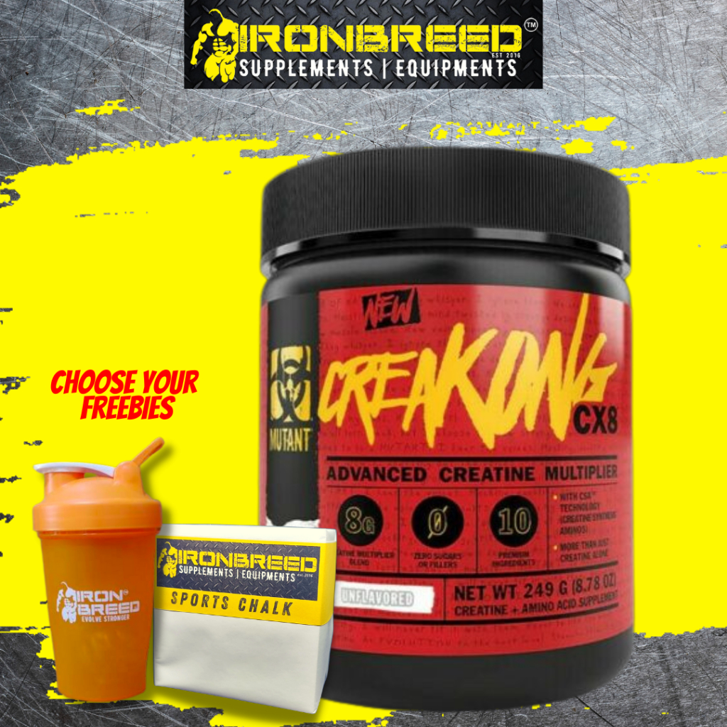 Mutant Creakong CX8 30 servings (Creatine Monohydrate, BCAA Creatine Synthesis Amino) Shopee
